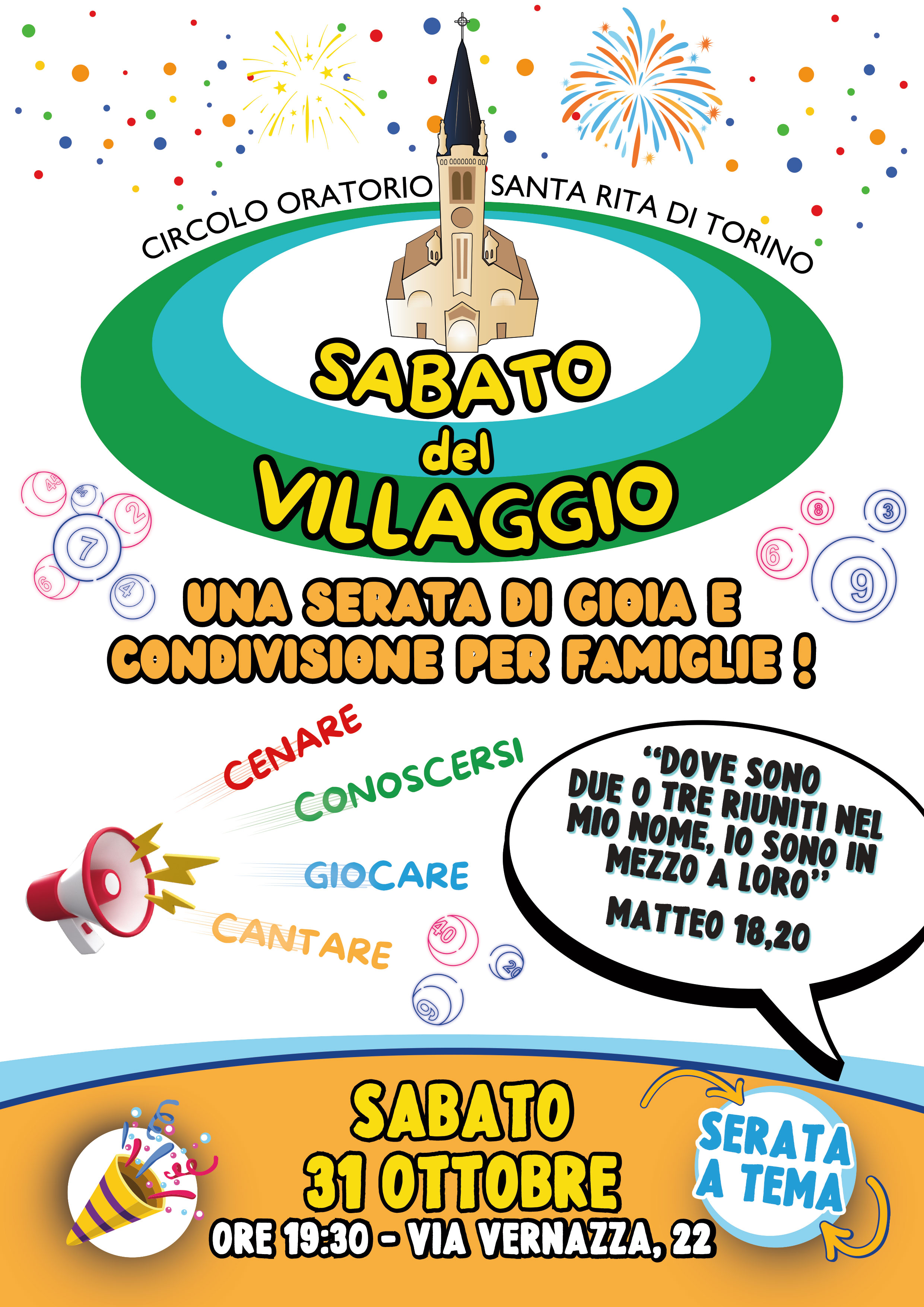 Sabato del Villaggio 31/10/2026